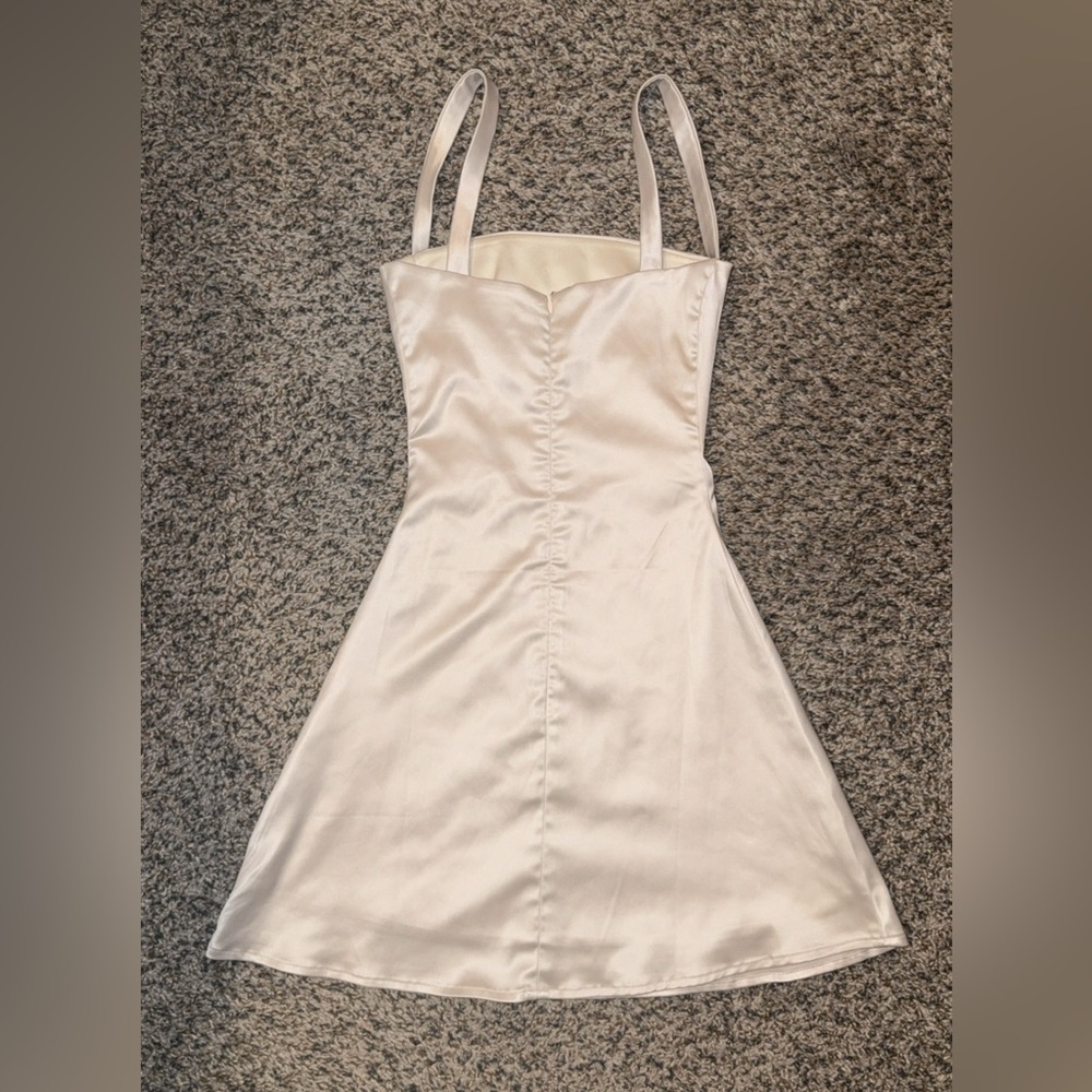 Just A Girl Mini Dress Pearl (White Fox) - Picture 6 of 9